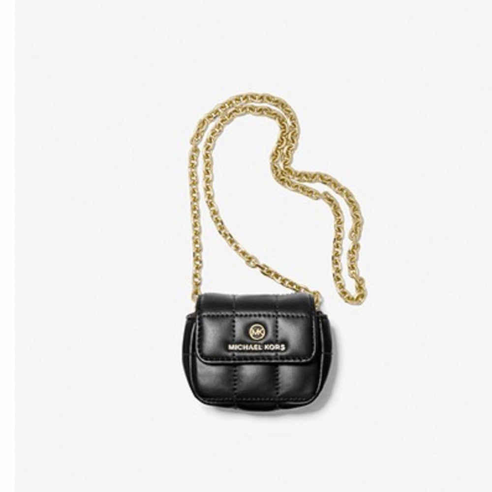 Michael Kors Quilted Leather Crossbody For Apple AirPods®